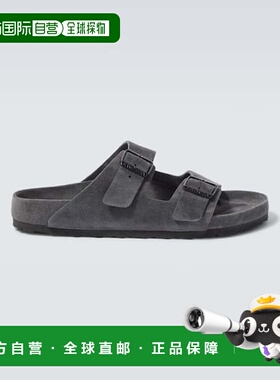 1h可退 香港直邮birkenstock 勃肯 男士 Arizona 绒面革凉鞋 1029