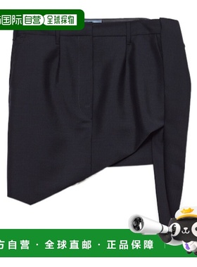 香港直邮Prada 初剪马海毛迷你半身裙 P114Z12I1SOOO普拉达羊毛