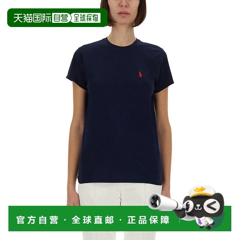 1h可退 香港直邮Polo Ralph Lauren Polo 拉夫 劳伦 女士 带LogoT