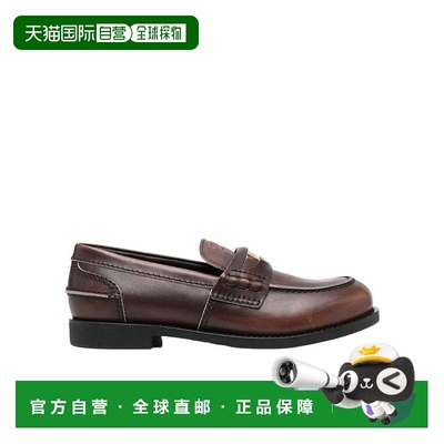 香港直邮Miu Miu 徽标乐福鞋 5D773DF0203G48缪缪一脚蹬