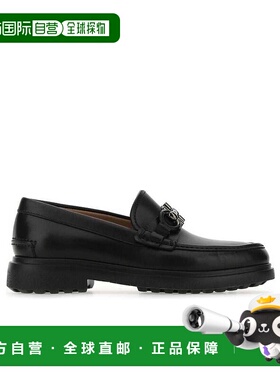 香港直邮Salvatore Ferragamo 黑色READY搭扣商务休闲鞋 02C499