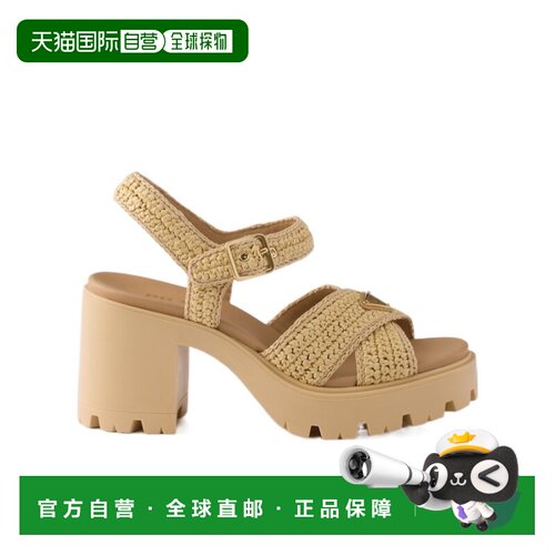 香港直邮Prada 钩针高跟凉鞋 1X363O3L8WF090