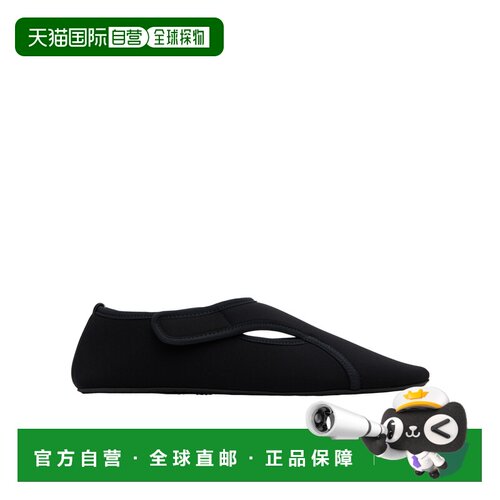 香港直邮ALAIA 女士芭蕾乐福鞋 AA3A065A016999 AW2025 黑色 氯丁