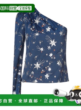 香港直邮Self-Portrait 女士 上衣 blue蓝色 舒适时尚