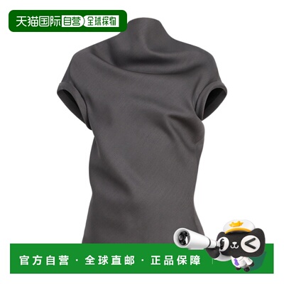 香港直邮KHAITE 女士T恤 2463582217 SS2026 灰色 短袖上衣