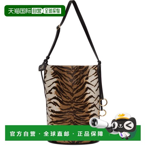 香港直邮alaia 女士 棕色小号 Hip 水桶包 AA1L6005I105113NATURE