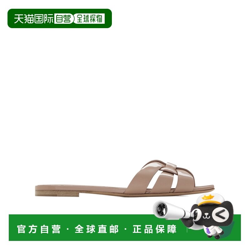 香港直邮Saint Laurent 方头平底凉鞋单鞋 571952AAAOW,女鞋,时装凉鞋,淘宝优惠券,粉丝福利购,淘宝优惠卷