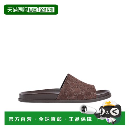 香港直邮Gucci GG 图案凉拖鞋古驰凉鞋 834941AADUO