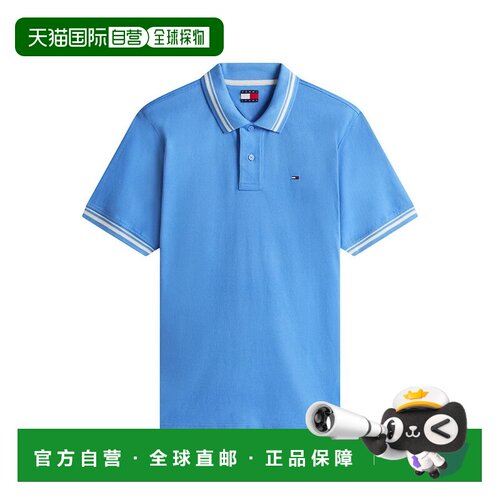 香港直邮TOMMY HILFIGER 男士POLO衫 DM0DM22700C38支付后1h可退