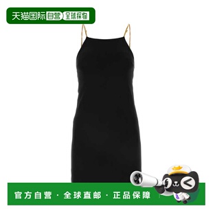 1h可退 香港直邮Palm Angels 棕榈天使 女士 黑色连衣裙 PWDB220S