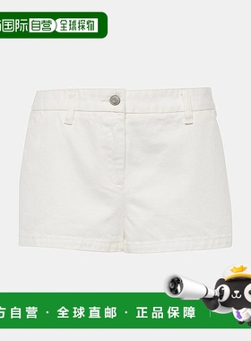 香港直邮The Frankie Shop 女士 Kate 牛仔短裤 white白色 舒适时