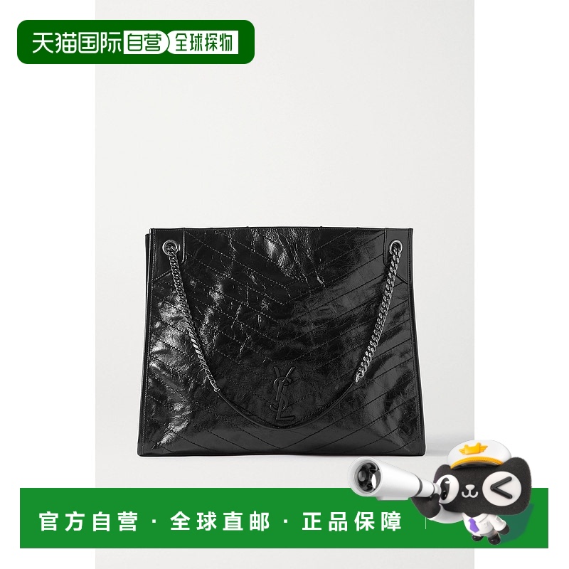 1h可退 香港直邮Saint Laurent 圣罗兰 女士 NIKI 大号复古褶皱手