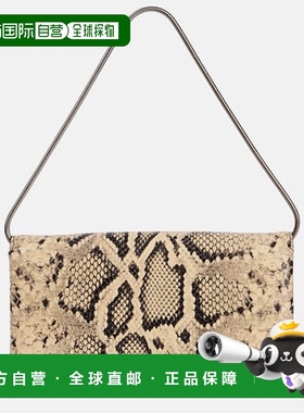 香港直邮Jil Sander 吉尔 桑达 女士 Carnet 蛇纹皮革手包手提包