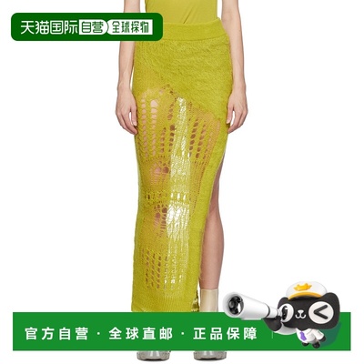 1h可退 香港直邮Rick Owens Ziggy 针织半身裙 RP02C1638KSPDR