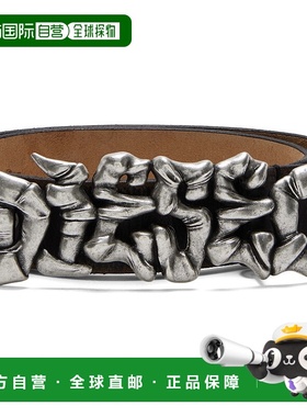 1h可退 香港直邮Diesel 迪赛 女士 棕色 B-Graffiti 腰带 X10598P