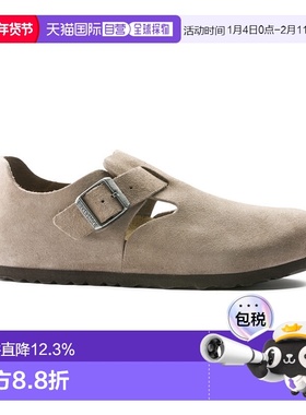 香港直邮BIRKENSTOCK勃肯牛皮绒面革软木London低帮休闲鞋1010503