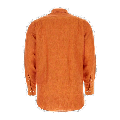 香港直邮Loro Piana 翻领长袖衬衫 FAF2545