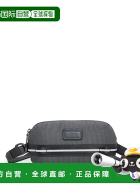 自营欧洲直邮Tumi途明 Alpha Bravo男士黑色/灰色尼龙拉链开合斜