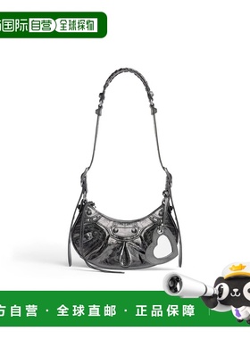 自营欧洲直邮Balenciaga巴黎世家 Le Cagole女士深灰色logo标识单