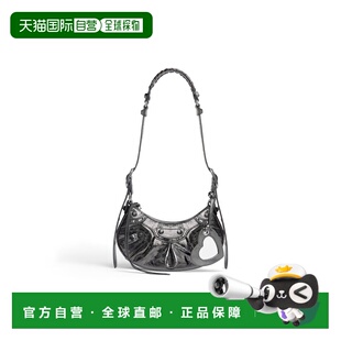 自营欧洲直邮Balenciaga巴黎世家 Le Cagole女士深灰色logo标识单
