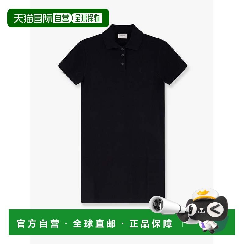 1h可退 香港直邮Saint Laurent 圣罗兰 女士 棉质Polo衫式连衣裙,女装/女士精品,连衣裙,淘宝优惠券,粉丝福利购,淘宝优惠卷