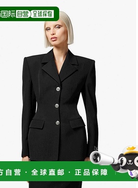 香港直邮Versace 单排扣西装外套 10120801A06750范思哲羊毛