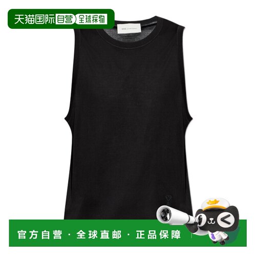 1h可退 香港直邮Ami Paris 男士背心 HTP820JE0211001 SS2026 黑