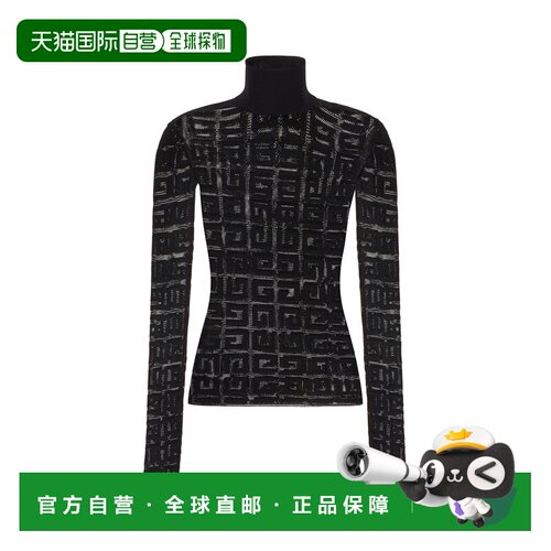 香港直邮GIVENCHY 女士针织衫 BW90DK4ZAQ001 AW2023 黑色
