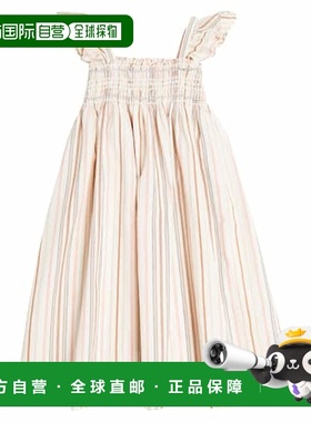 香港直邮Bonpoint 女童 Alexandra 褶皱棉质连衣裙童装