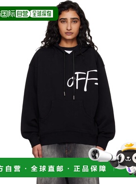 香港直邮off-white 女士 黑色 Shared Over 连帽衫 2BB058S26FLE0