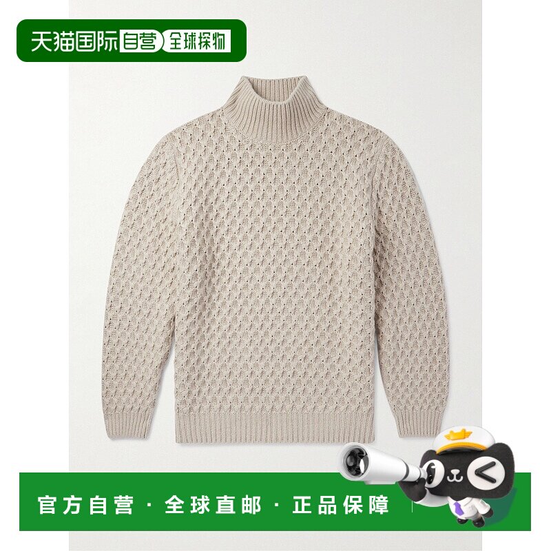 香港直邮Loro Piana 诺悠翩雅 男士 羊绒高领毛衣 FAO5139