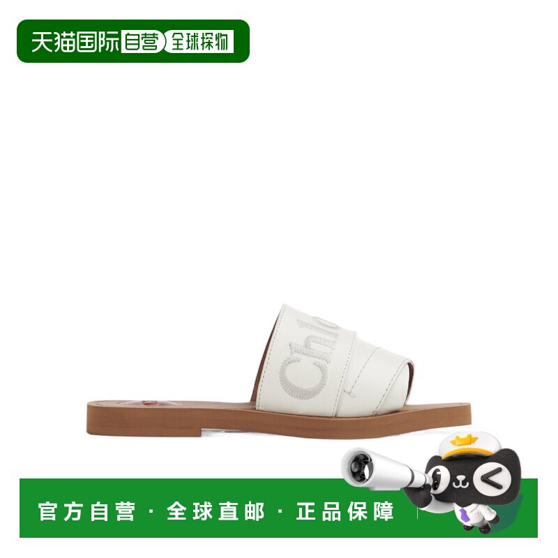 香港直邮Chloe 徽标拖鞋 C22W188BF女鞋凉鞋