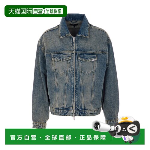 1h可退 欧洲直邮Represent 男士夹克 MLM61925 AW2025 黑色 长袖