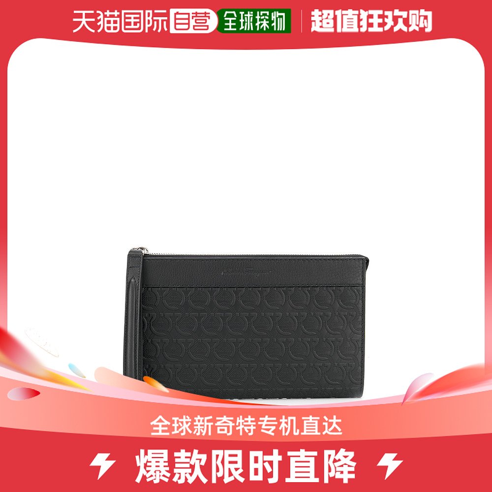 香港直邮Salvatore Ferragamo 男士Ferragamo Wallets Black 钱包 箱包皮具/热销女包/男包 钱包 原图主图