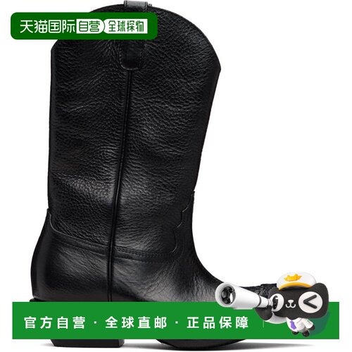 1h可退 香港直邮Our Legacy 男士 黑色 Consultant 中筒靴 A2267C