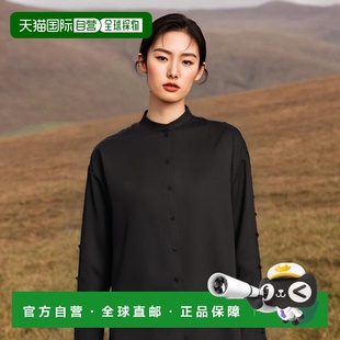 JSPS601104WS39190000 黑色纽扣罩衫 香港直邮Jil Sander