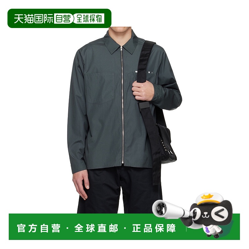 香港直邮Marni 拉链翻领衬衫 CUMU0297P0USCT88