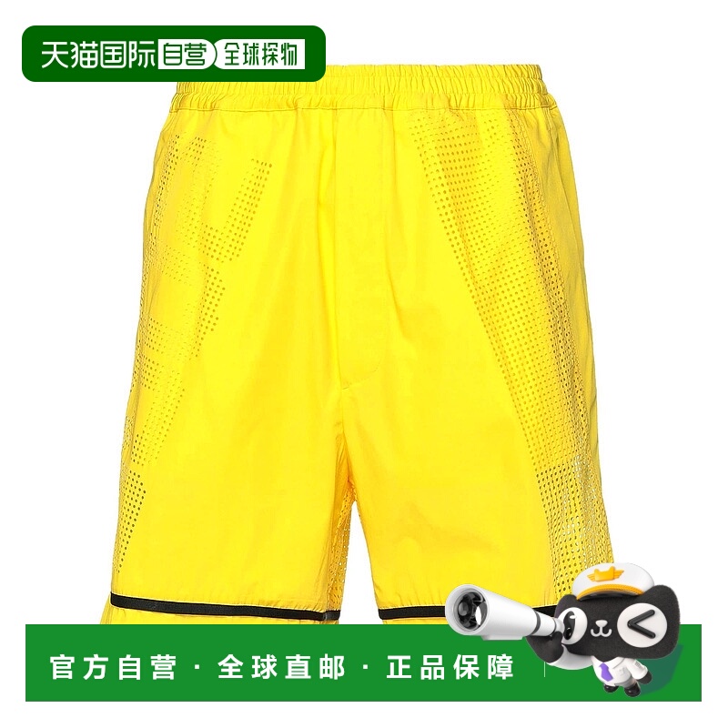 1h可退 香港直邮Dsquared2 二次方 男士 短裤 yellow黄色 舒适时