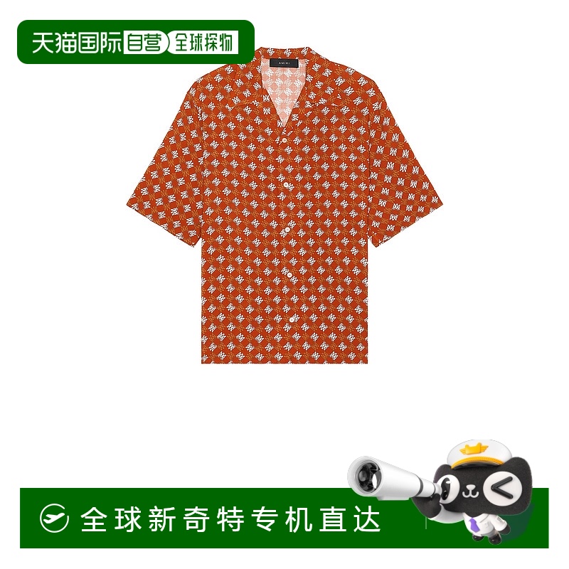 1h可退 香港直邮AMIRI 男士 MA Quad 露营衬衫 AMSTCA1104