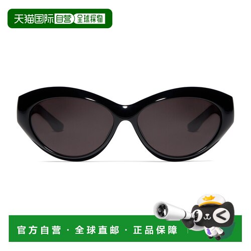 自营欧洲直邮GUCCI古驰 女士黑色猫眼框太阳镜眼镜
