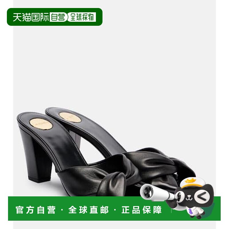 香港直邮Saint Laurent 圣罗兰 女士 Franciane 25 皮质凉拖