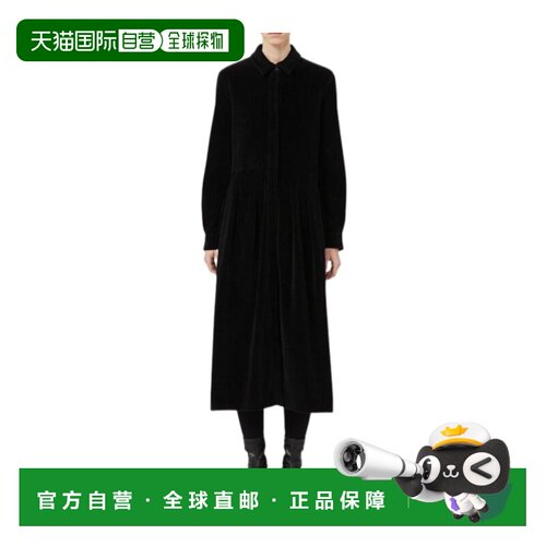 香港直邮MAX MARA 女士大衣 6626085806003 AW2025 黑色 长袖连衣