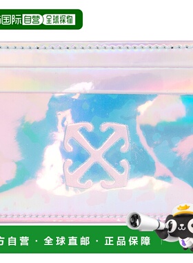 1h可退 香港直邮off-white 女士 粉色 Jitney Iridescent 卡包 OW