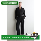 直筒裤 自营欧洲直邮COS 桶形裤 女装 女士Barrel羊毛短款 喇叭裤