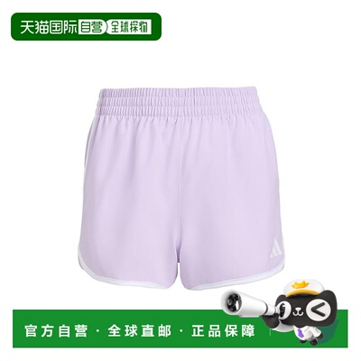 香港直邮adidas 阿迪达斯 女童 Pacer 梭织缝合短裤(大童)童装