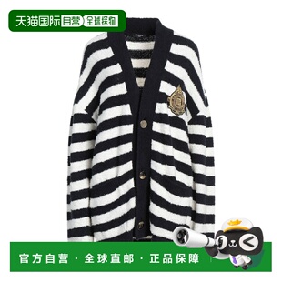 香港直邮Balmain 巴尔曼 女士 针织开衫 black黑色 舒适时尚