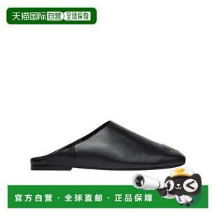 香港直邮Courreges 圆头穆勒鞋 平底拖鞋125SCS108AG0030单鞋新款
