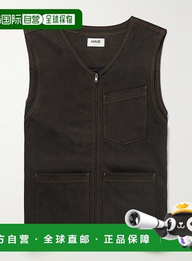 1h可退 香港直邮AGOLDE 男士 Ogden 牛仔马甲 A4017998UMBER