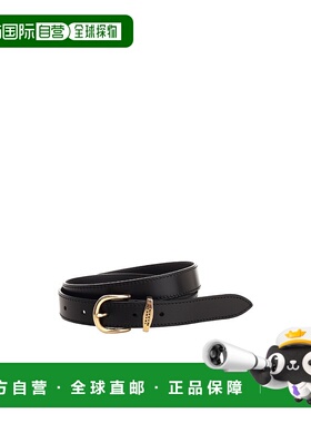 香港直邮Isabel Marant 徽标搭扣牛皮腰带皮带 CE014CFAA3B62A