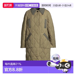 女士 Shell 夹克 1h可退 舒适时尚 甘尼 brown棕色 香港直邮GANNI